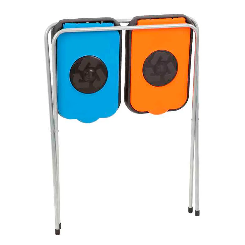 Cleanil EKOthinks 2 afvalzakhouder blauw oranje VB 211302