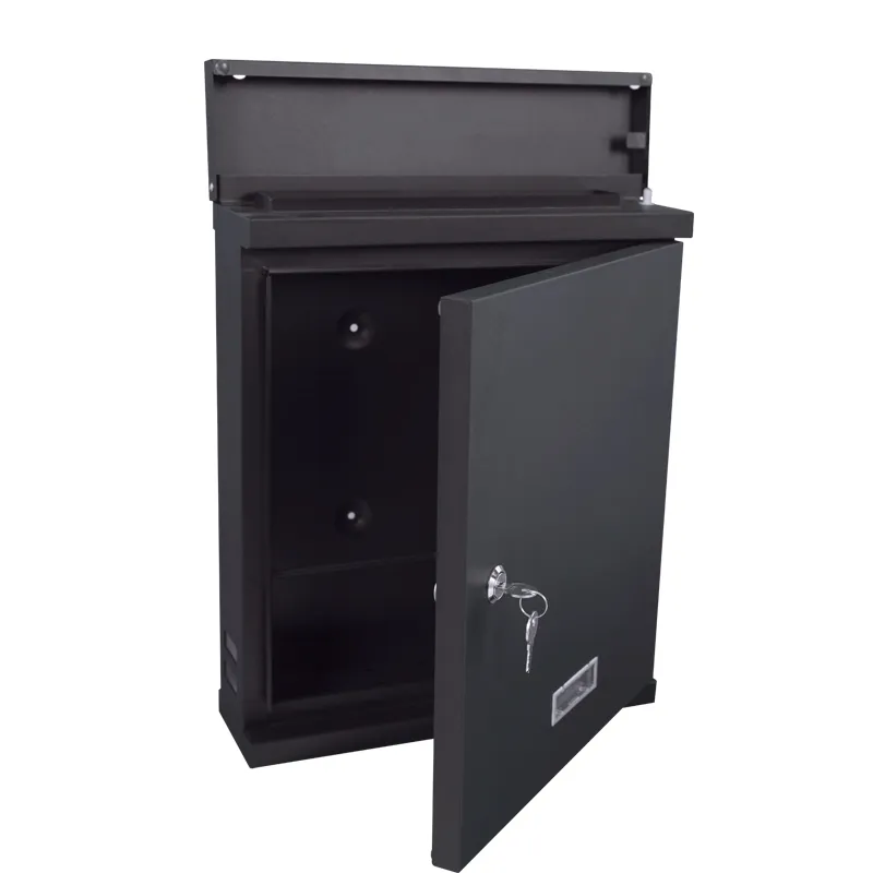 Cleanil Valencian VB 716975 wandbrievenbus mat zwart staal