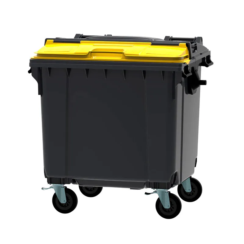 Cleanil container 1100 liter split deksel VB 719105 HDPE