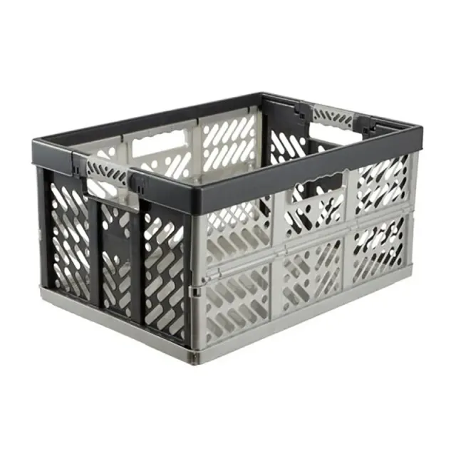 Cleanil VB 029710 vouwkrat 45 liter grijs opvouwbaar