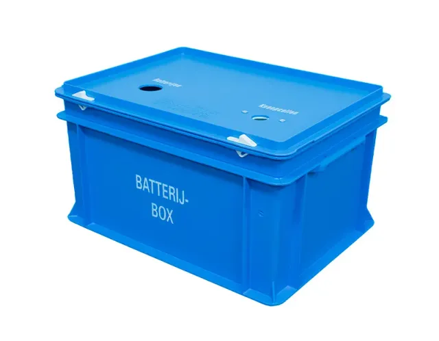Cleanil 320400 batterijbox blauw kunststof