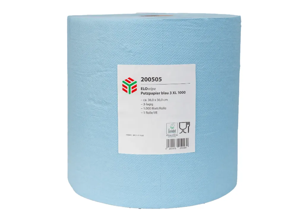 Elos ELOwipe poetsrol wit 2-laags XL 1000 vellen