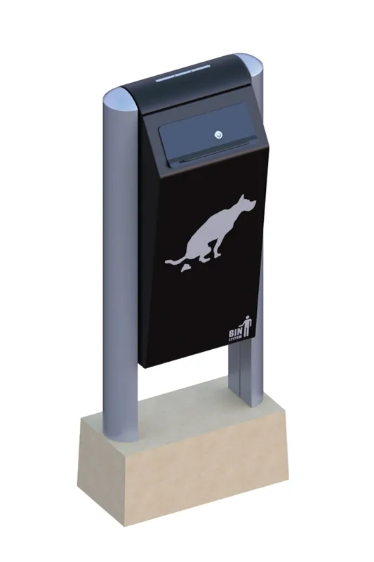 Cleanil VB 711611 hondenpoepbak 60 liter aluminium