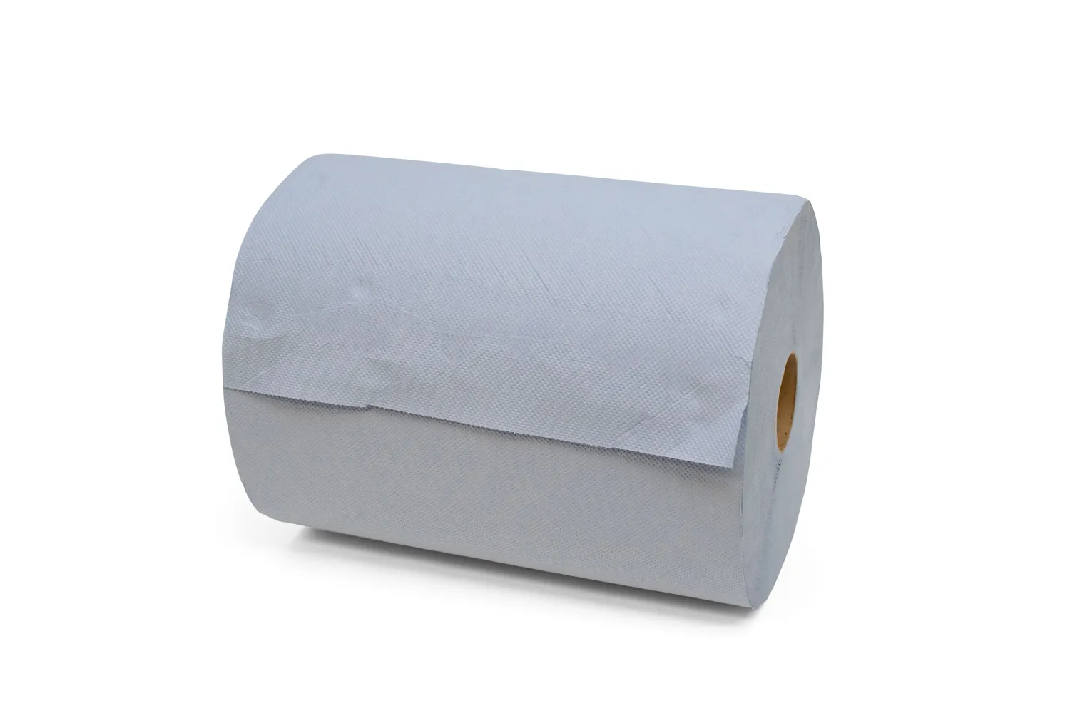 ELOS blue laminated poetspapier blauw
