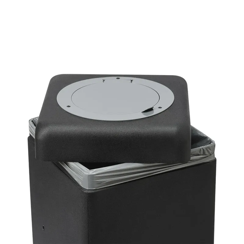 Cleanil EarthBin VB 828854 afvalbak 90 liter zwart