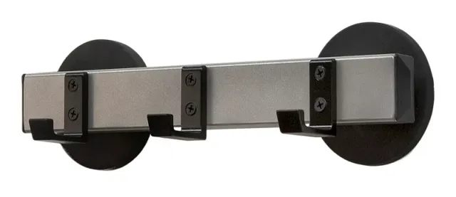 Cleanil VB 019830 Wandkapstok Magnetisch 3 Haken Zwart