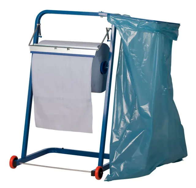 Elos vloerstandaard met afvalzakhouder tot 40 cm rolbreedte