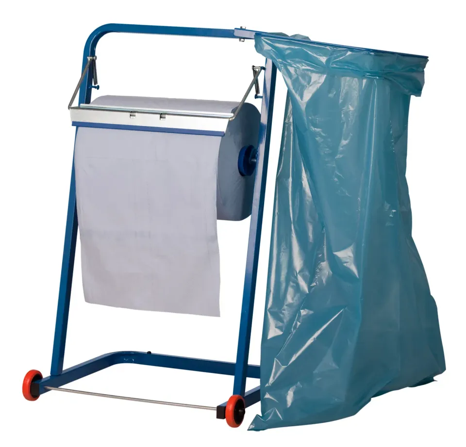 Elos vloerstandaard met afvalzakhouder tot 40 cm rolbreedte