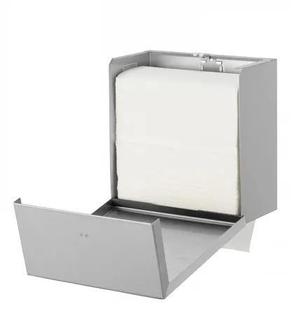 Cleanil Qbic-line 6700 handdoekdispenser mat-RVS C/Z-vouw