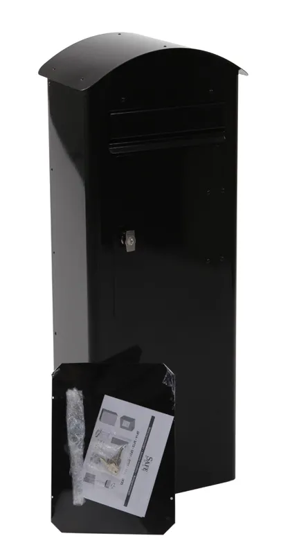 Cleanil Rooftop VB 440044 staande brievenbus zwart 35-70 liter