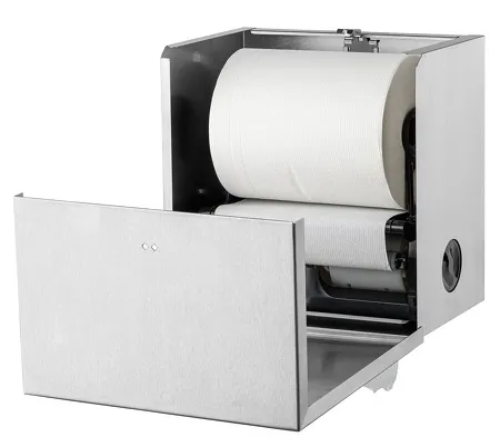 Cleanil Qbic-line 7600 handdoekroldispenser RVS Autocut