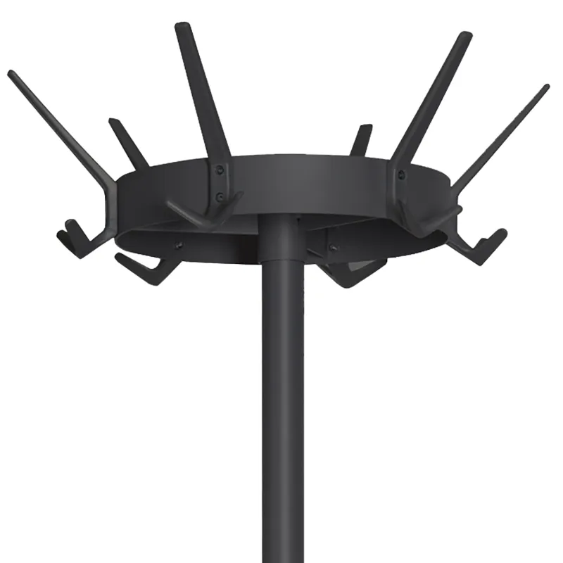 Cleanil Crown VB 718085 staande kapstok zwart met parapluhouder