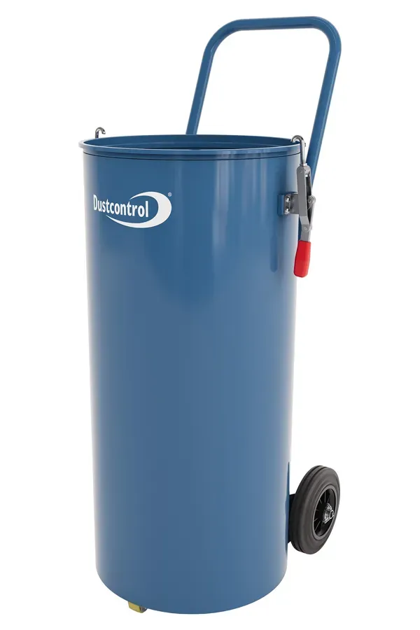Dustcontrol DC container blauw 60 liter M met haken