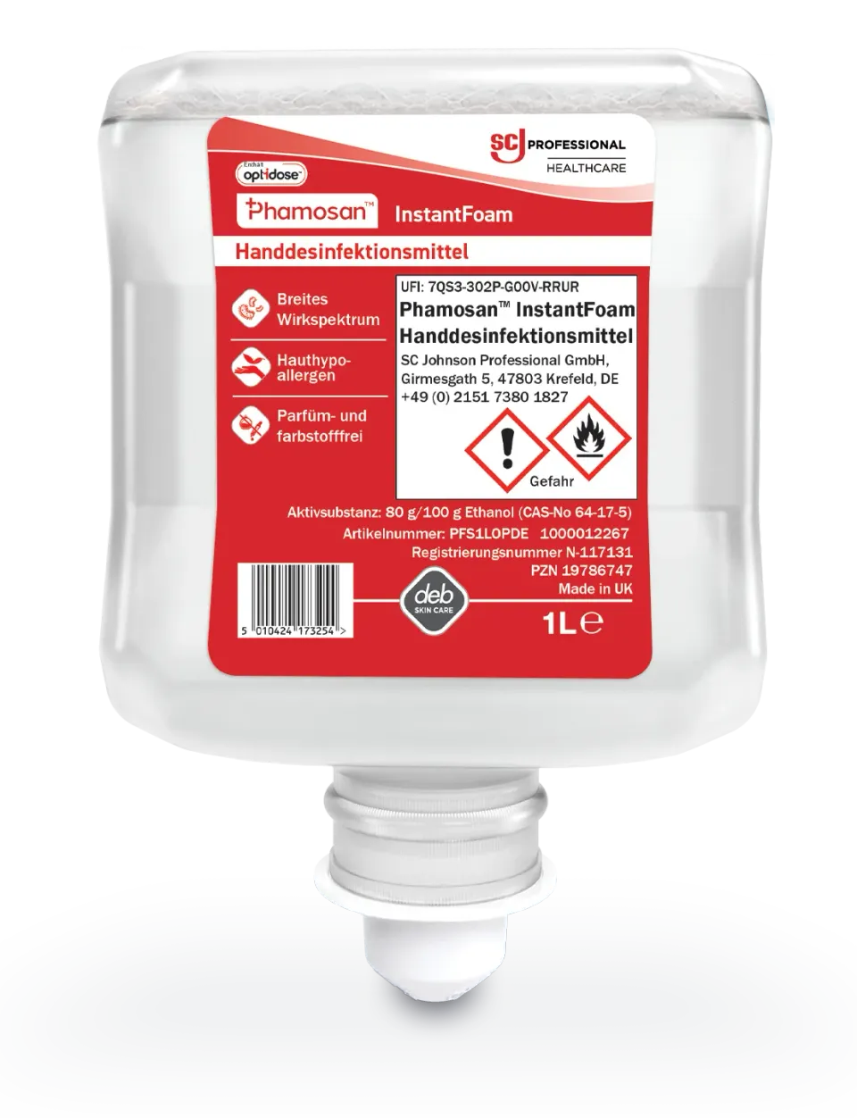 Phamosan InstantFoam schuimzeep