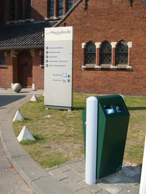 Cleanil Double BIN VB 711536 buitenafvalbak staal