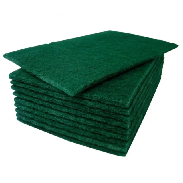 Clenli schuurpads groen 10 stuks abrasief