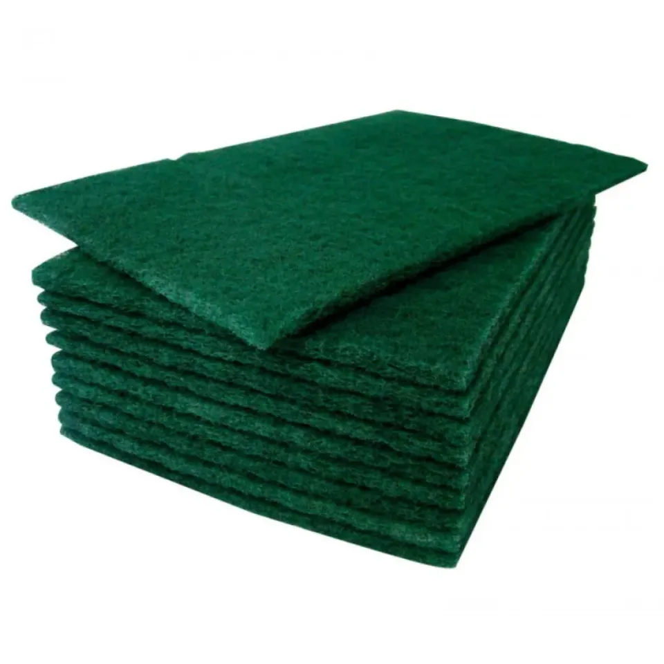 Clenli schuurpads groen 10 stuks abrasief