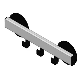 Cleanil Pro-line VB 184088 magnetische wandkapstok 3-haken