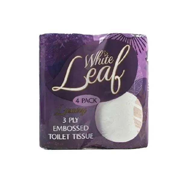 White Leaf 3-Ply Luxury Toilet Roll toiletpapier 40 rollen