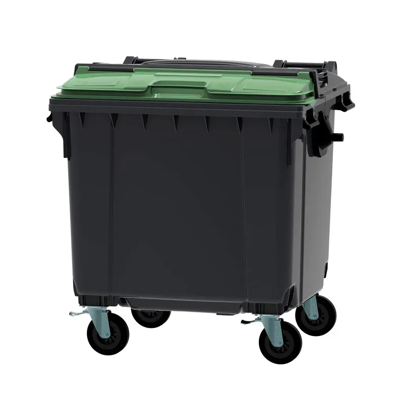 Cleanil container 1100 liter split deksel VB 719105 HDPE