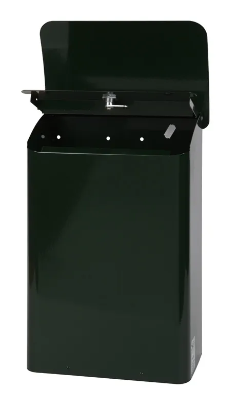 Cleanil VB 444070 wandbrievenbus groen staal brandveilig