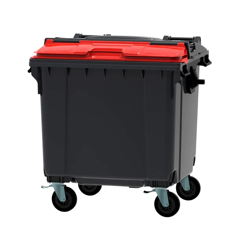 Cleanil container 1100 liter split deksel VB 719105 HDPE