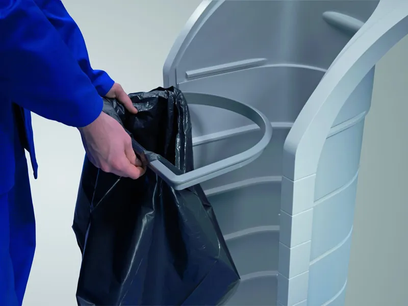 Cleanil ProfiLine Industriële afvalbak 120L grijs