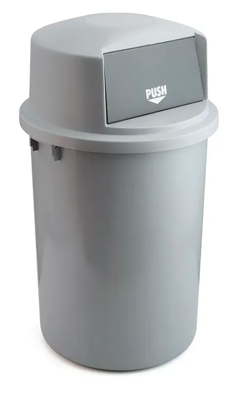 Cleanil VB 200126 afvalbak grijs met klapdeksel