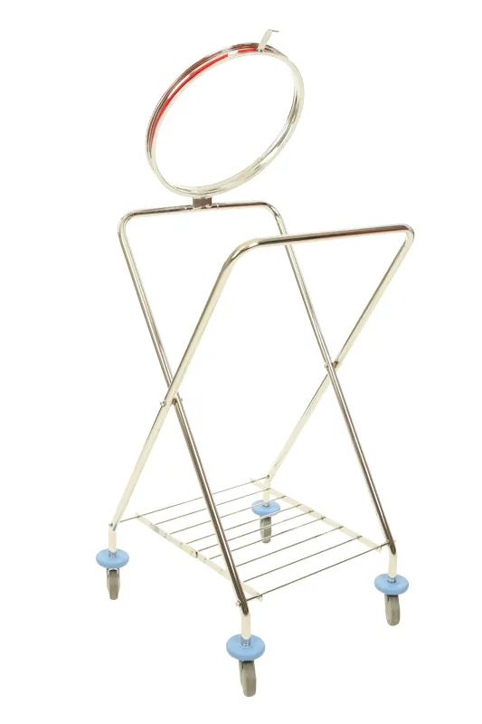Cleanil X Frame VB 449038 afvalzaktrolley chroom