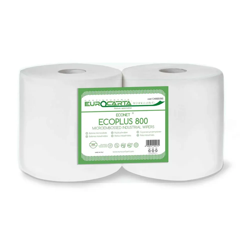 Eurocarta Ecoplus 800 toiletpapier eco 2-laags