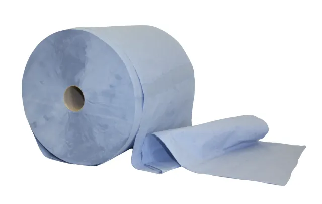 Elos Putzpapier poetsrol blauw extra absorberend