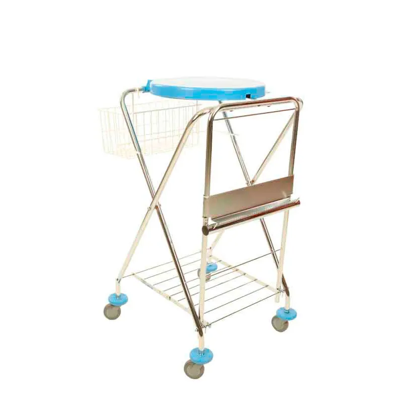 Cleanil X Frame VB 449038 afvalzaktrolley chroom