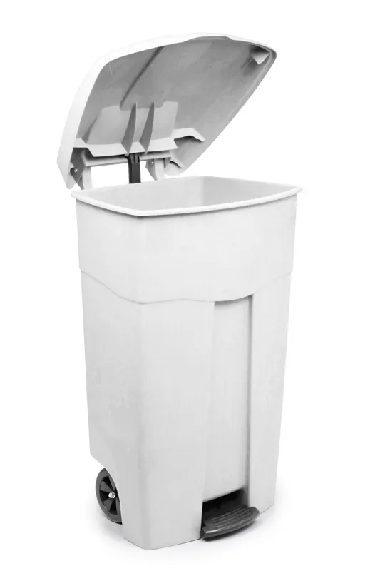 Cleanil VB 079939 container met pedaal 125 liter mobiel