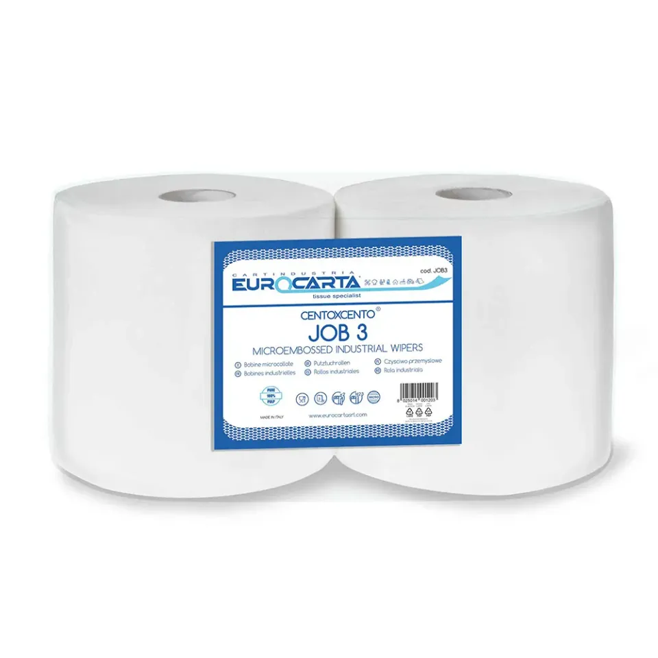 Eurocarta Job 3 handdoekdispenser compact wit
