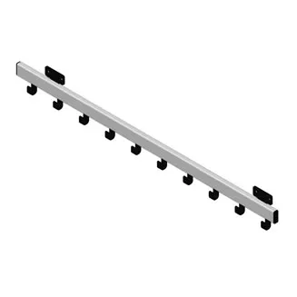 Cleanil Pro-line VB 184118 wandgarderobe grijs zwart