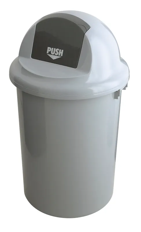 Cleanil VB 200126 afvalbak grijs met klapdeksel