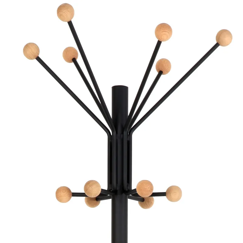 Cleanil Giant VB 717903 staande kapstok zwart hout