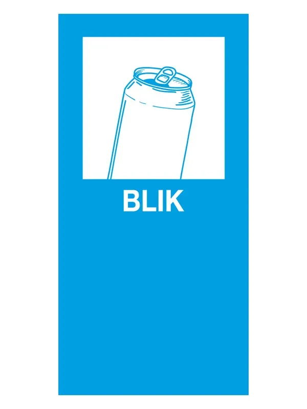 Cleanil Magneetsticker voor afvalscheiding