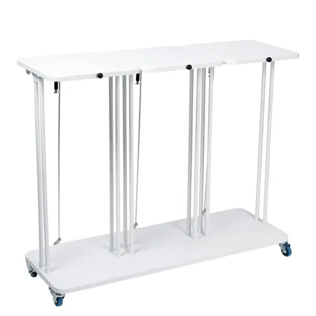 Cleanil Combo afvalbak 3x60L wit met deksel