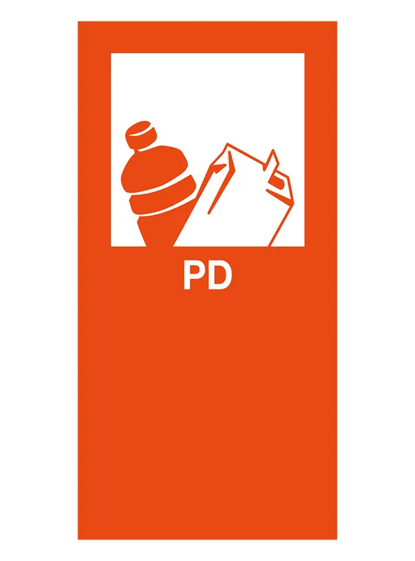 Cleanil Magneetsticker voor afvalscheiding