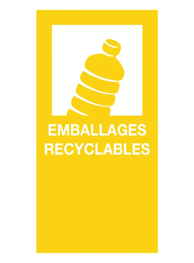 Cleanil VB 205592 magneetsticker afvalstroom