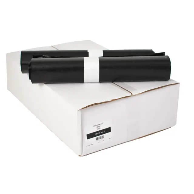 Cleanil 196692 afvalzakken 90x110 zwart 10x25 stuks