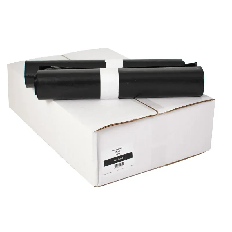 Cleanil 196692 afvalzakken 90x110 zwart 10x25 stuks