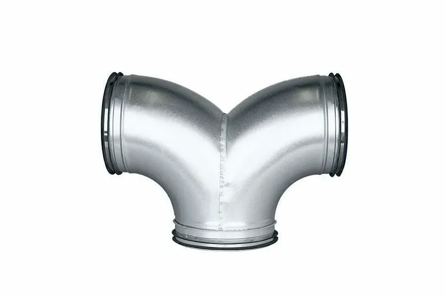 Dustcontrol Y-Pipe (Reinforced Spiro Tubing) Y-stuk Ø125 mm