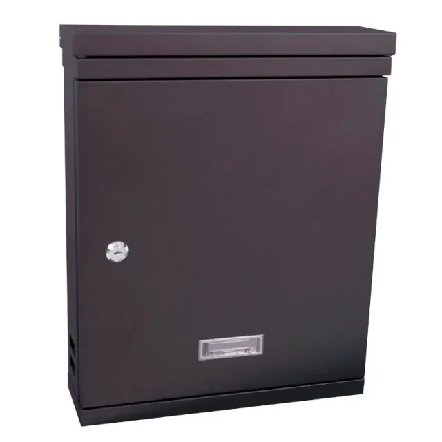 Cleanil Valencian VB 716975 wandbrievenbus mat zwart staal