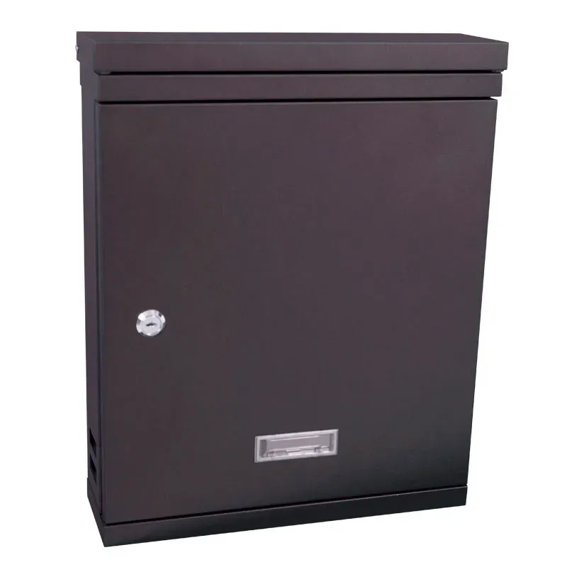 Cleanil Valencian VB 716975 wandbrievenbus mat zwart staal