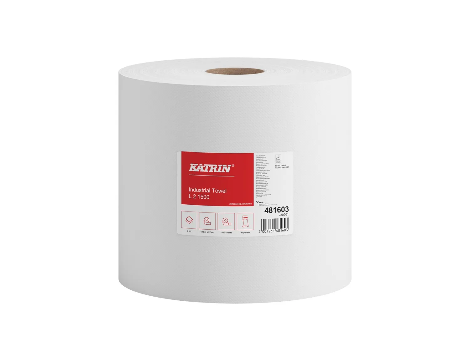 Katrin Industrial Towel poetsrol laminated
