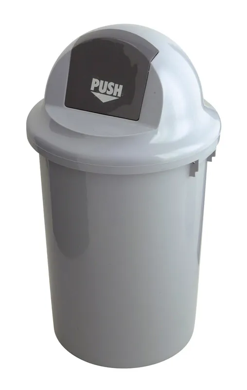 Cleanil VB 200126 afvalbak grijs met klapdeksel