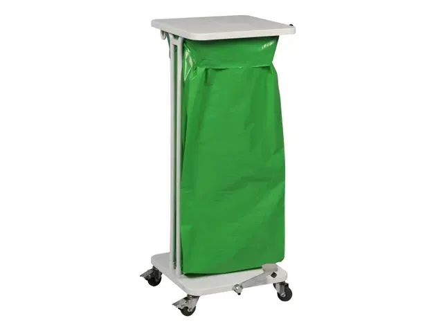 Cleanil VB 183432 afvalzakhouder 120L wit pedaal
