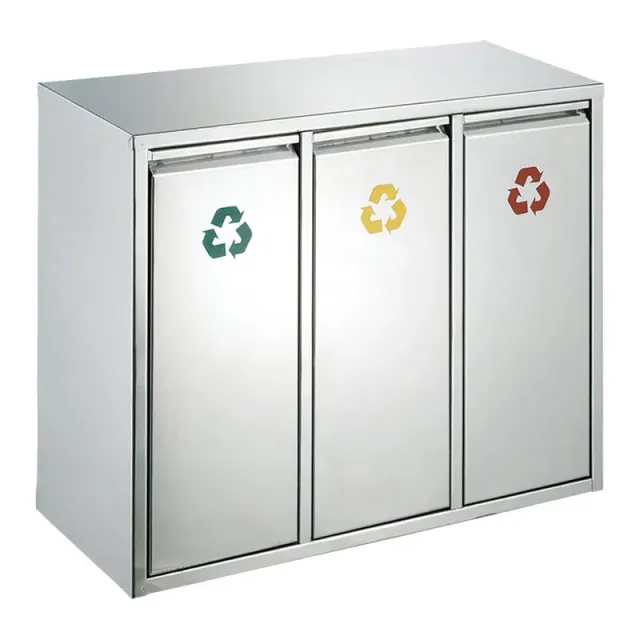 Cleanil VB 710423 recycling afvalbak RVS